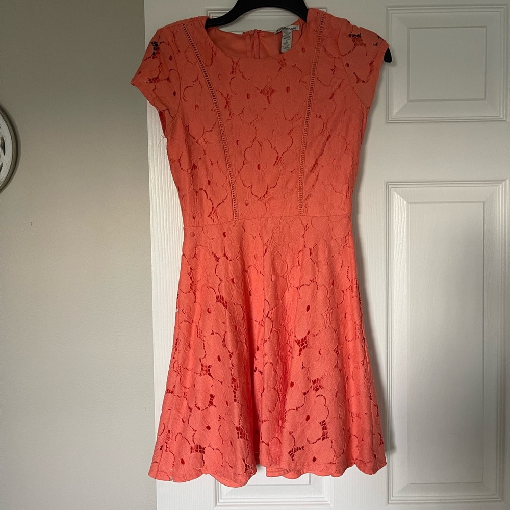 Charlotte Russe Peach Lace Dress